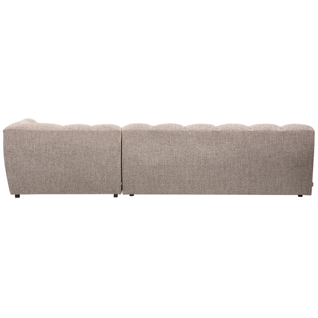 Allure Chaise Longue Rechts Geweven Stof Bruin Melange van WOOOD – Luxe comfort op maat van PureWonen. Vraag naar de beste prijs.