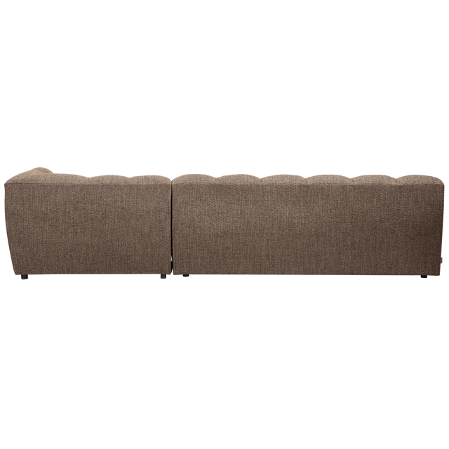 Allure Chaise Longue Rechts Geweven Stof Donkerbruin Melange van WOOOD – Luxe comfort op maat van PureWonen. Vraag naar de beste prijs.