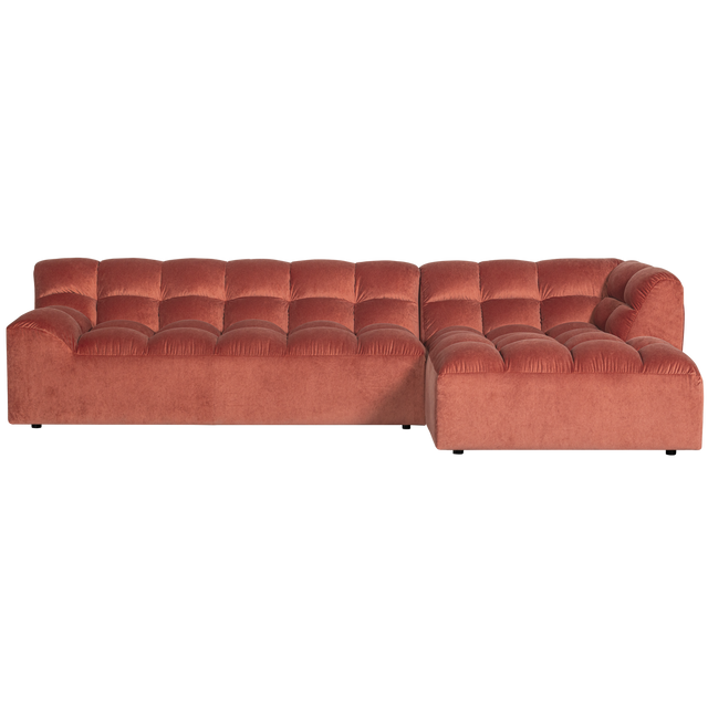 Allure Chaise Longue Rechts Velvet Blush van WOOOD – Luxe comfort op maat van PureWonen. Vraag naar de beste prijs.