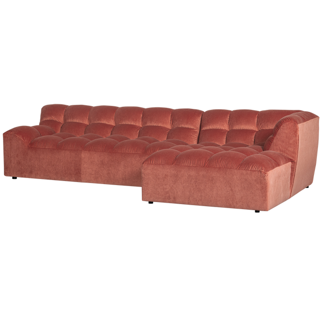 Allure Chaise Longue Rechts Velvet Blush van WOOOD – Luxe comfort op maat van PureWonen. Vraag naar de beste prijs.