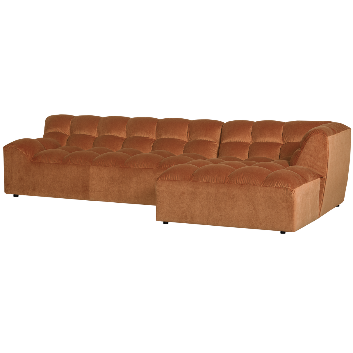Allure Chaise Longue Rechts Velvet Terra van WOOOD – Luxe comfort op maat van PureWonen. Vraag naar de beste prijs.