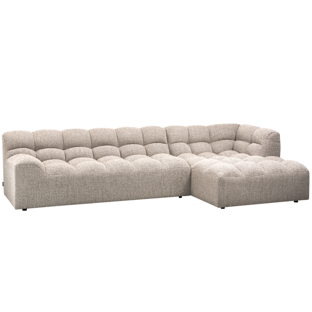 Allure Chaise Longue Rechts Geweven Stof Naturel Melange van WOOOD – Luxe comfort op maat van PureWonen. Vraag naar de beste prijs.