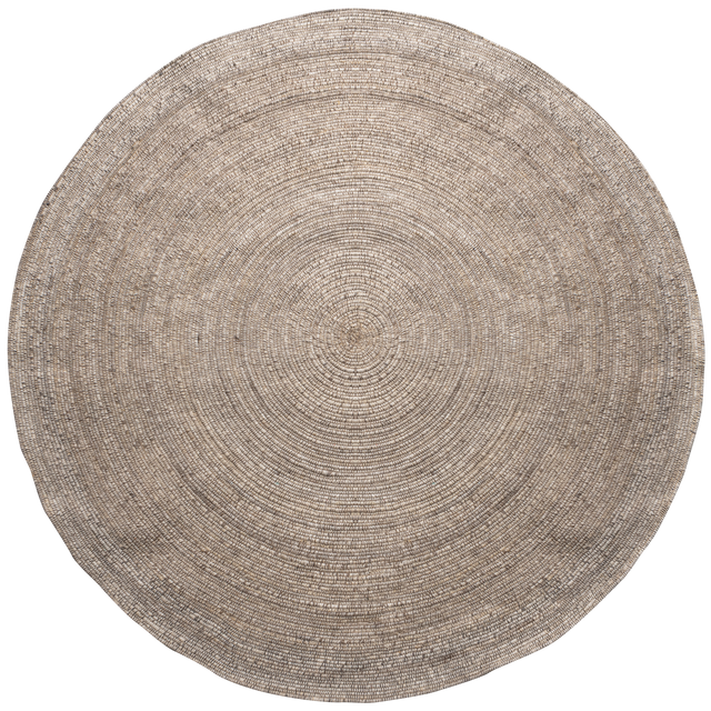 Utopia Vloerkleed Rond Naturel O200 Cm van WOOOD – Luxe comfort op maat van PureWonen. Vraag naar de beste prijs.