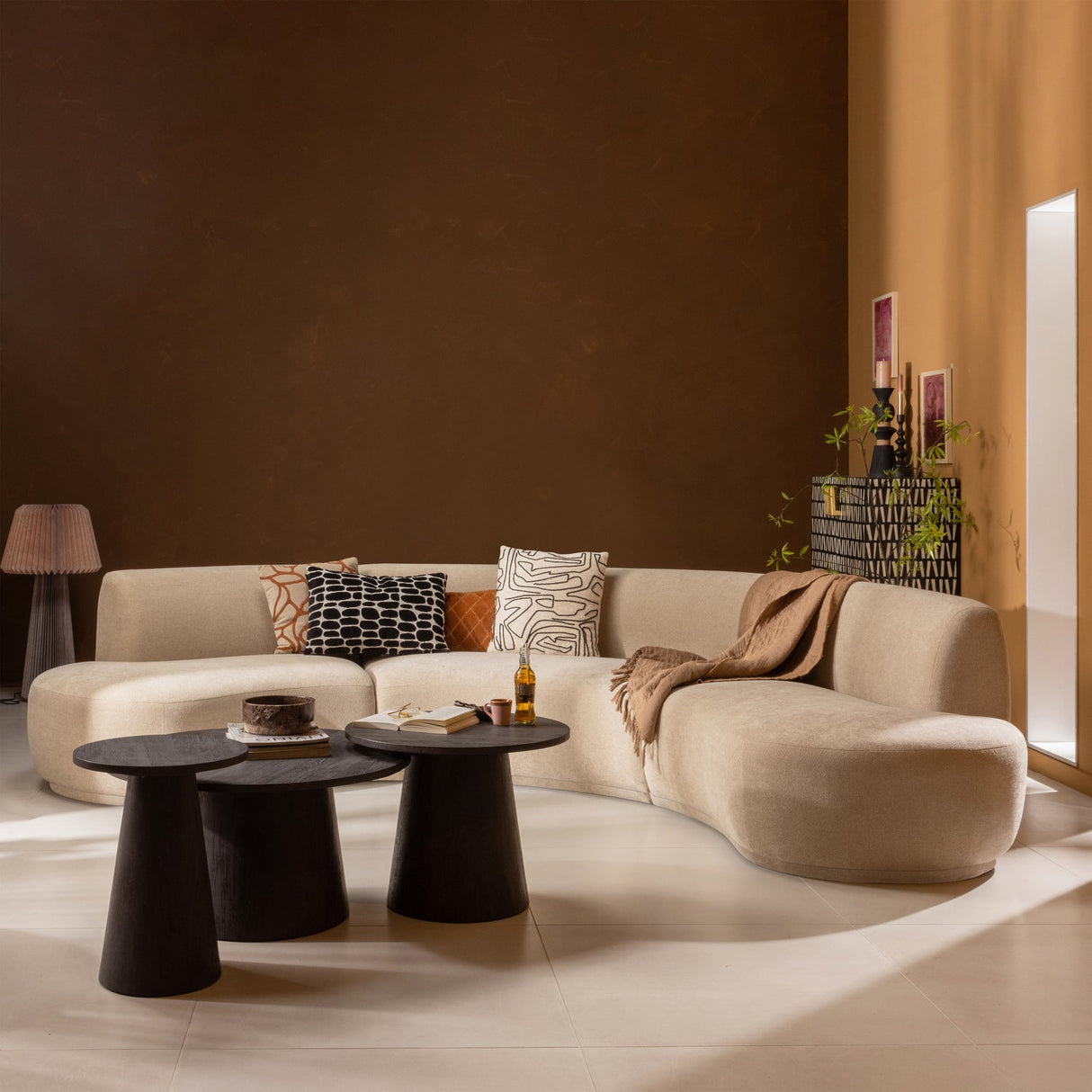 Maan Salontafel Mdf Donkerbruin 40x O80 Cm van WOOOD – Luxe comfort op maat van PureWonen. Vraag naar de beste prijs.