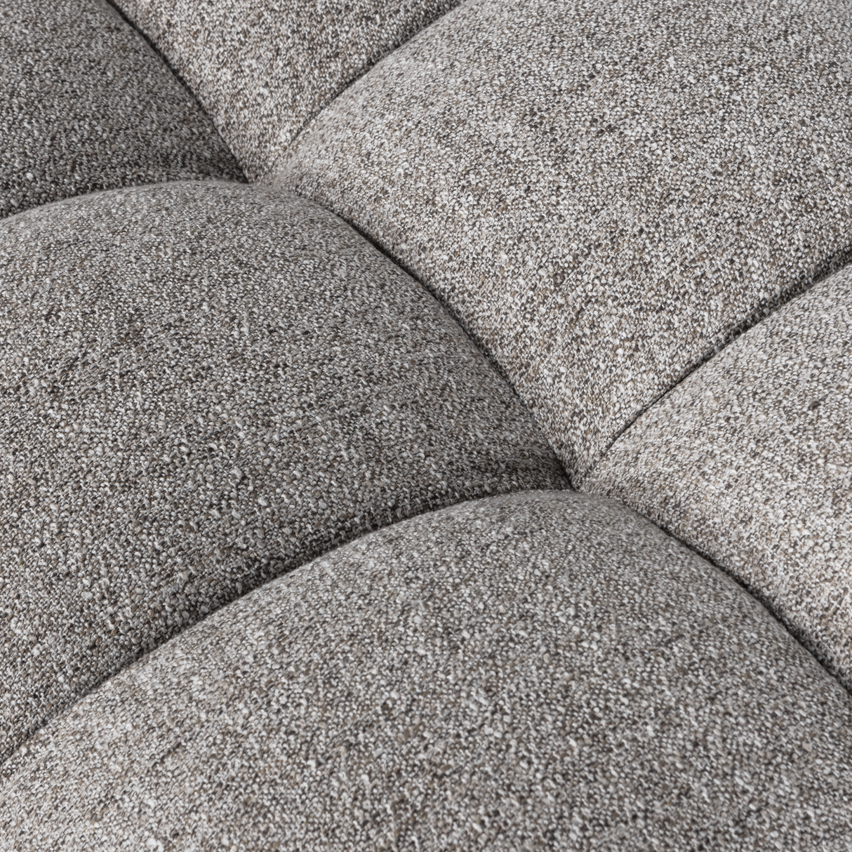 Allure Hocker Geweven Stof Klei Melange