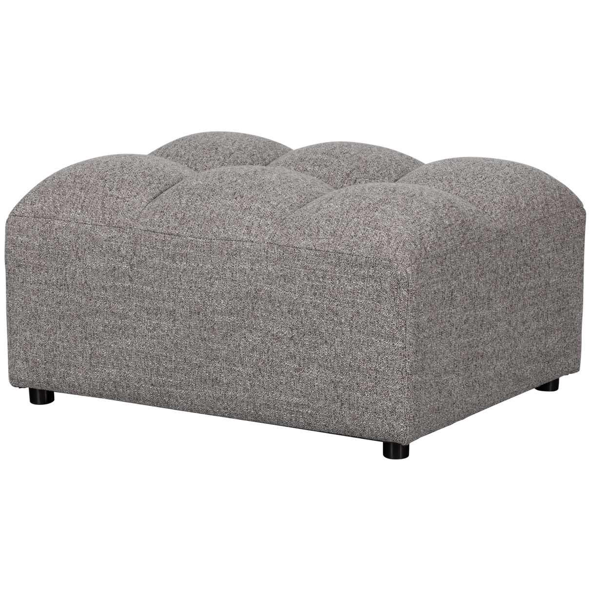 Allure Hocker Geweven Stof Klei Melange