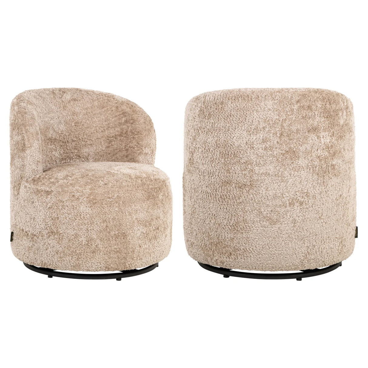 Lounge stoel Jackie sheep natural swivel kids van Richmond Interiors – Luxe comfort op maat van PureWonen. Vraag naar de beste prijs.