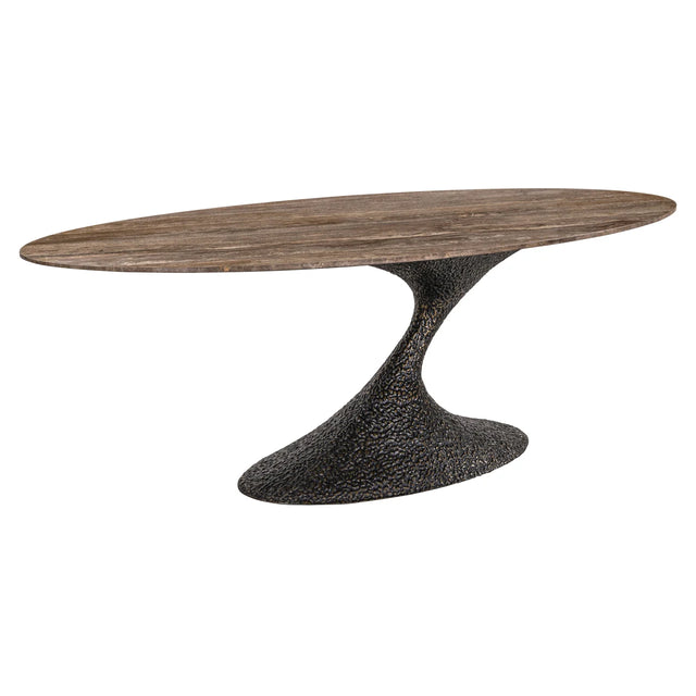 Eettafel Russo brown oval 235