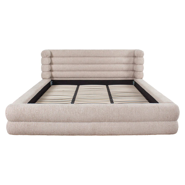 Bed Obidis natural linear 180x210 with storage