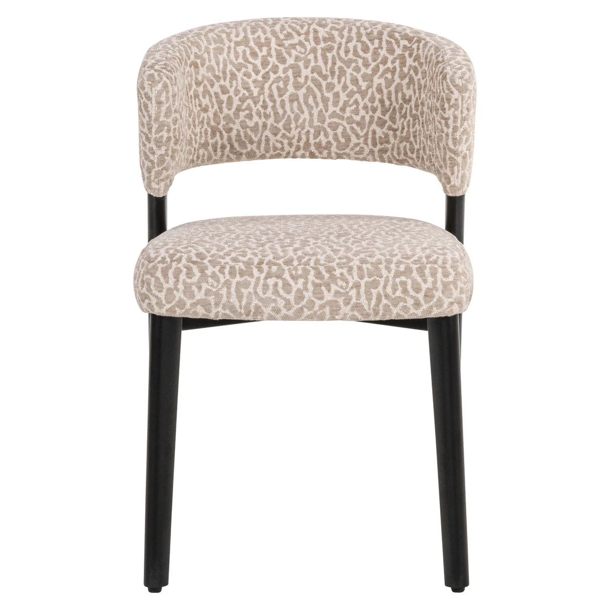 Eetkamerstoel Zeno beige leopard