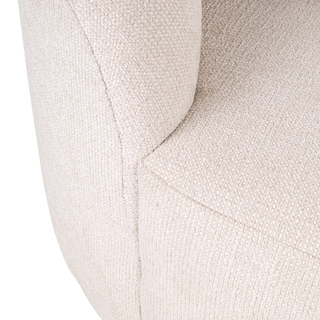 Bank Emma cream fancy chaise longue