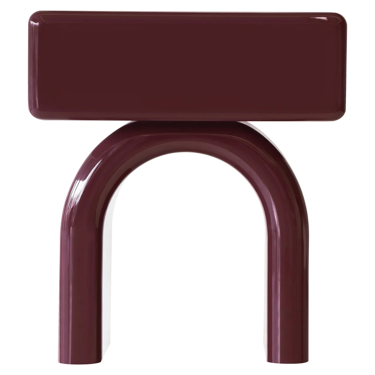 Nachtkastje Bennet burgundy 1-drawer van Richmond Interiors – Luxe comfort op maat van PureWonen. Vraag naar de beste prijs.