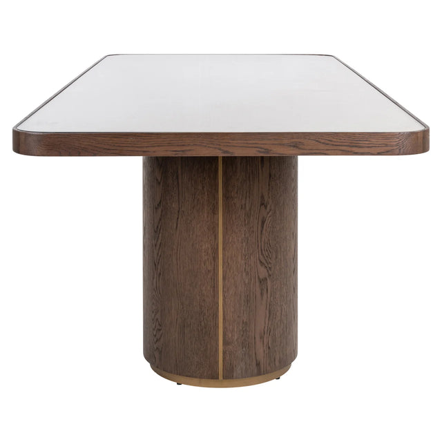 Eettafel Willox brown 235 including glass