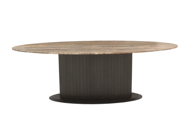Eettafel Russo brown oval 235