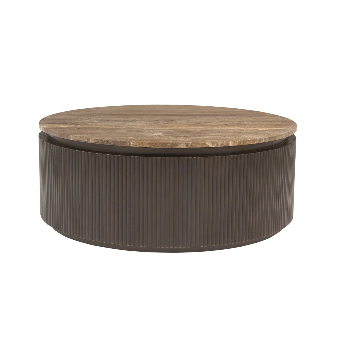 Salontafel Russo brown 90Ø van Richmond Interiors – Luxe comfort op maat van PureWonen. Vraag naar de beste prijs.
