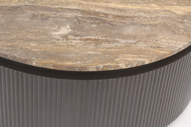 Salontafel Russo brown 90Ø