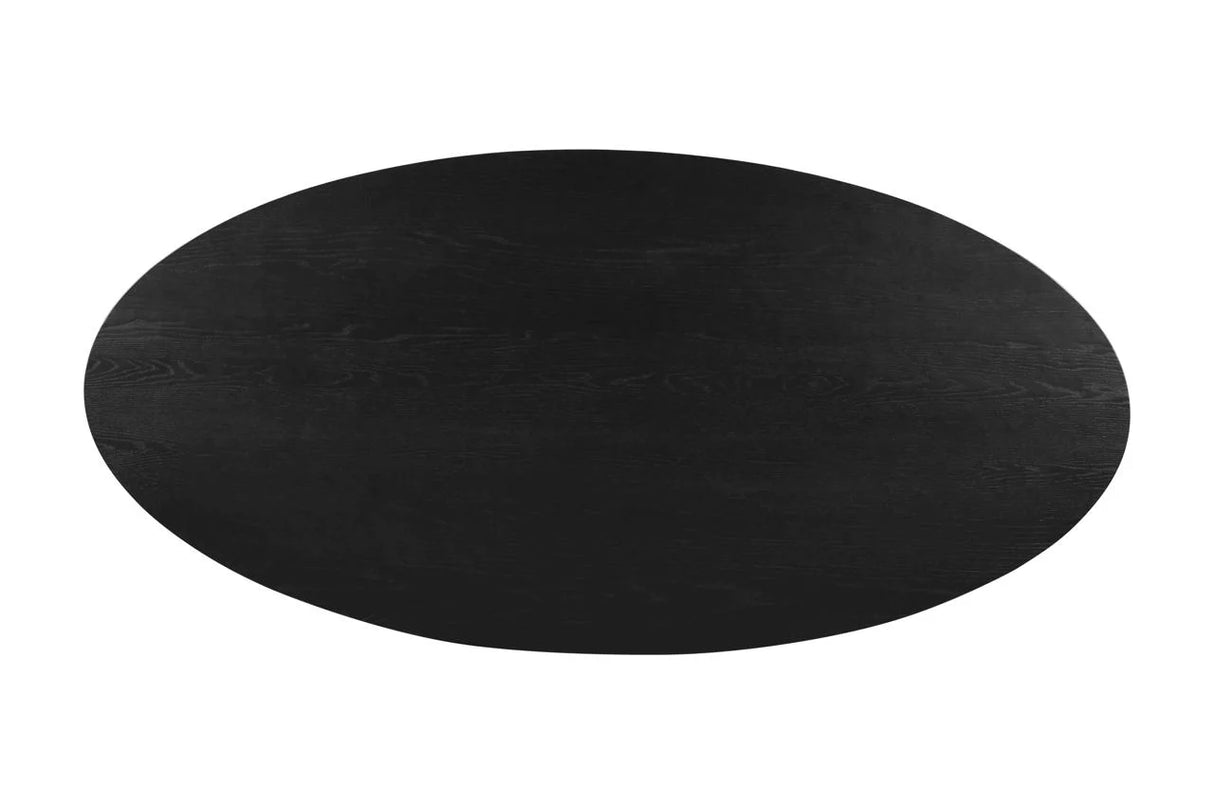 Eettafel Rayford black oval 230 van Richmond Interiors – Luxe comfort op maat van PureWonen. Vraag naar de beste prijs.