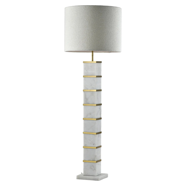 Vloerlamp Celinae white including lampshade
