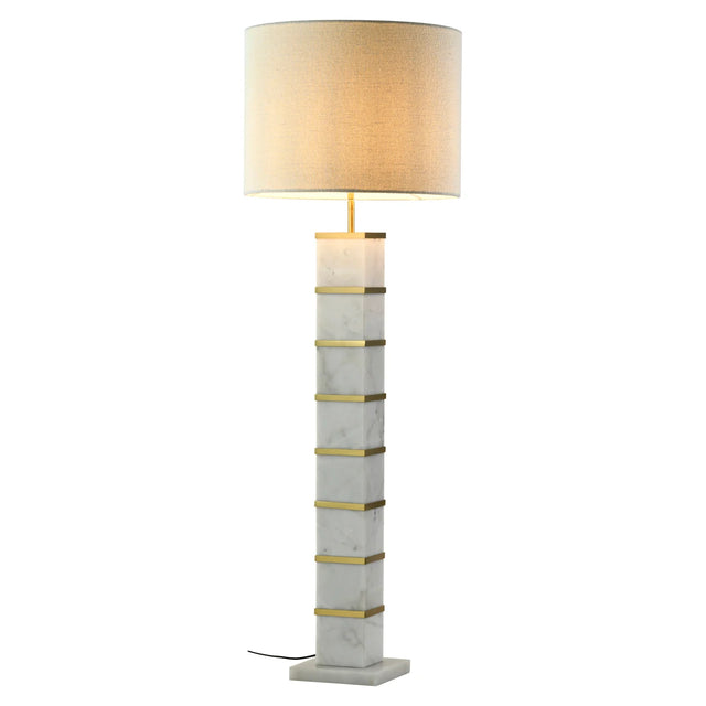 Vloerlamp Celinae white including lampshade