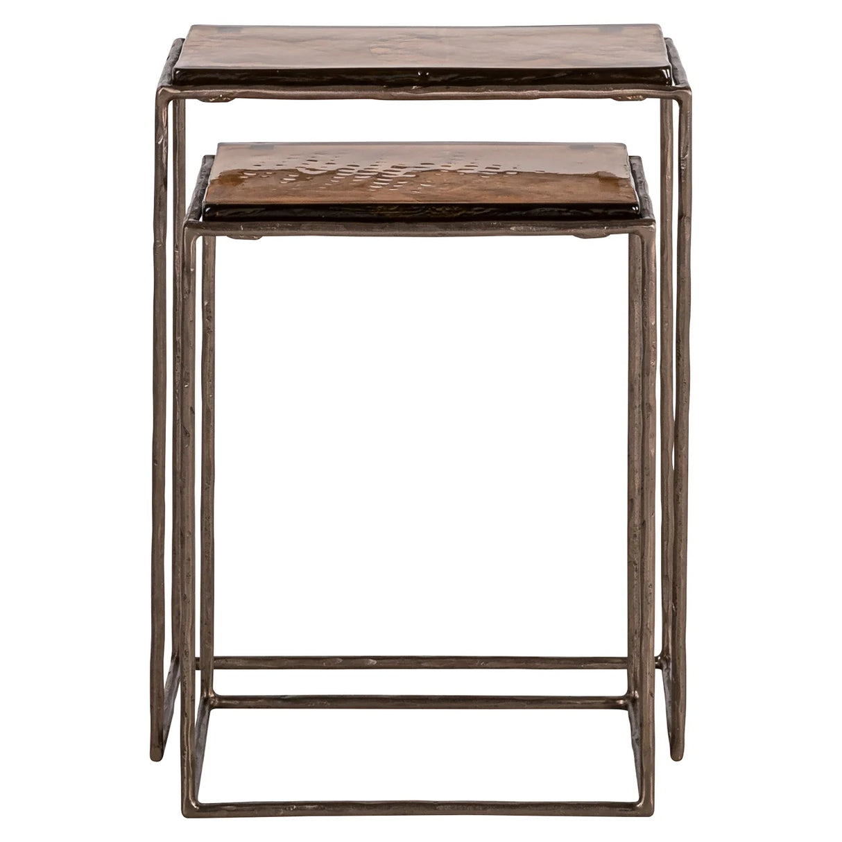 Bijzettafel Villano bronze (Set of 2)