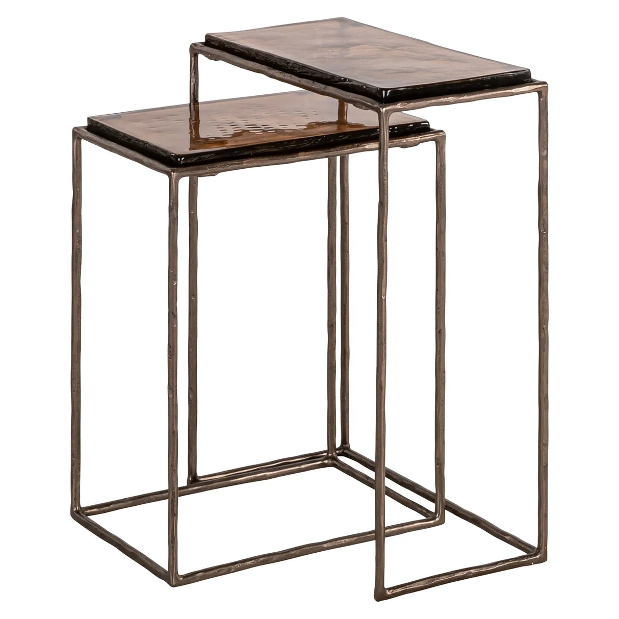 Bijzettafel Villano bronze (Set of 2)