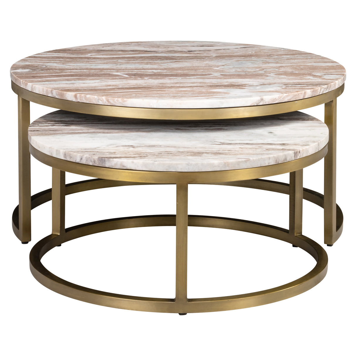 Salontafel Bottega Blush beige (Set of 2)
