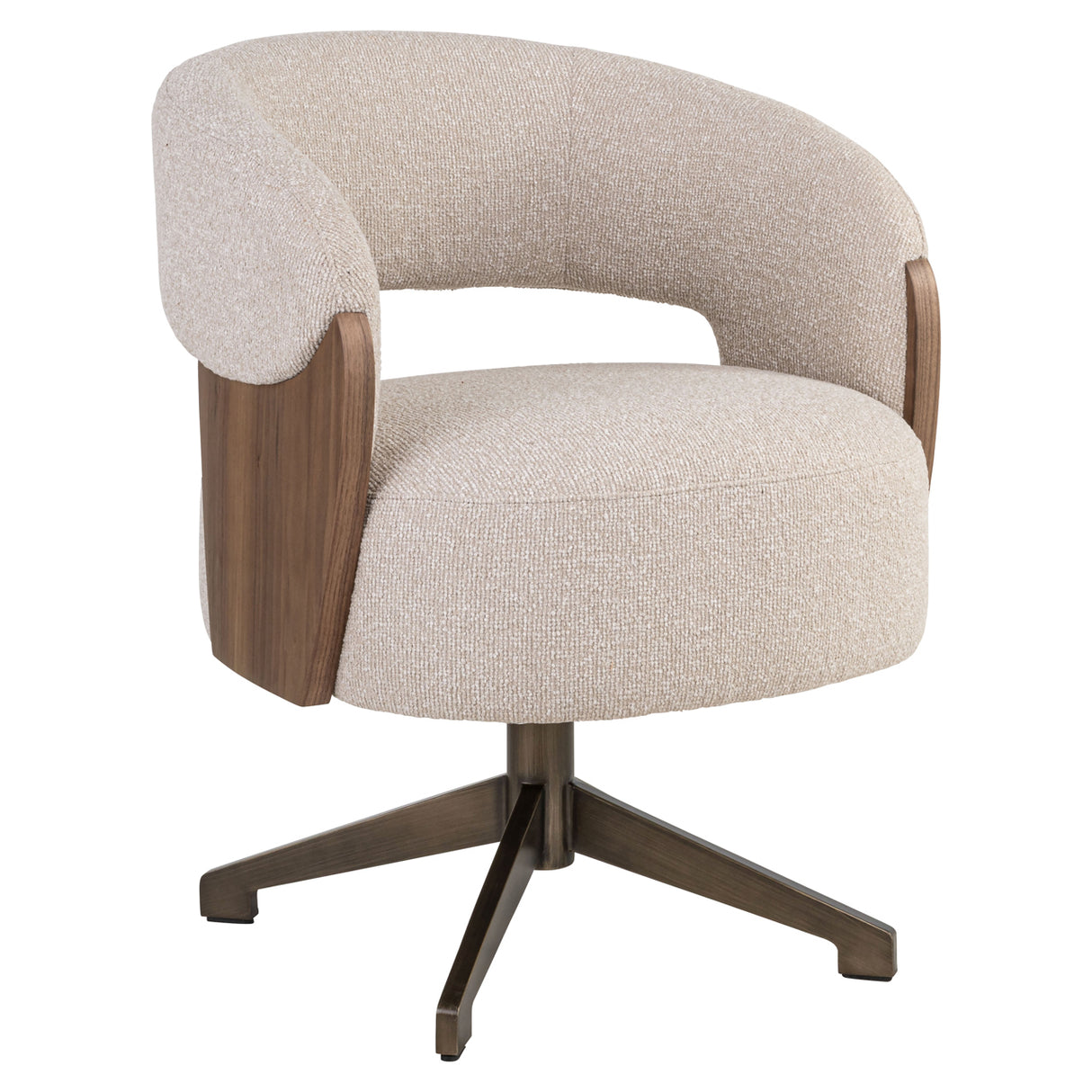 Eetkamerstoel Pollux lodge desert walnut