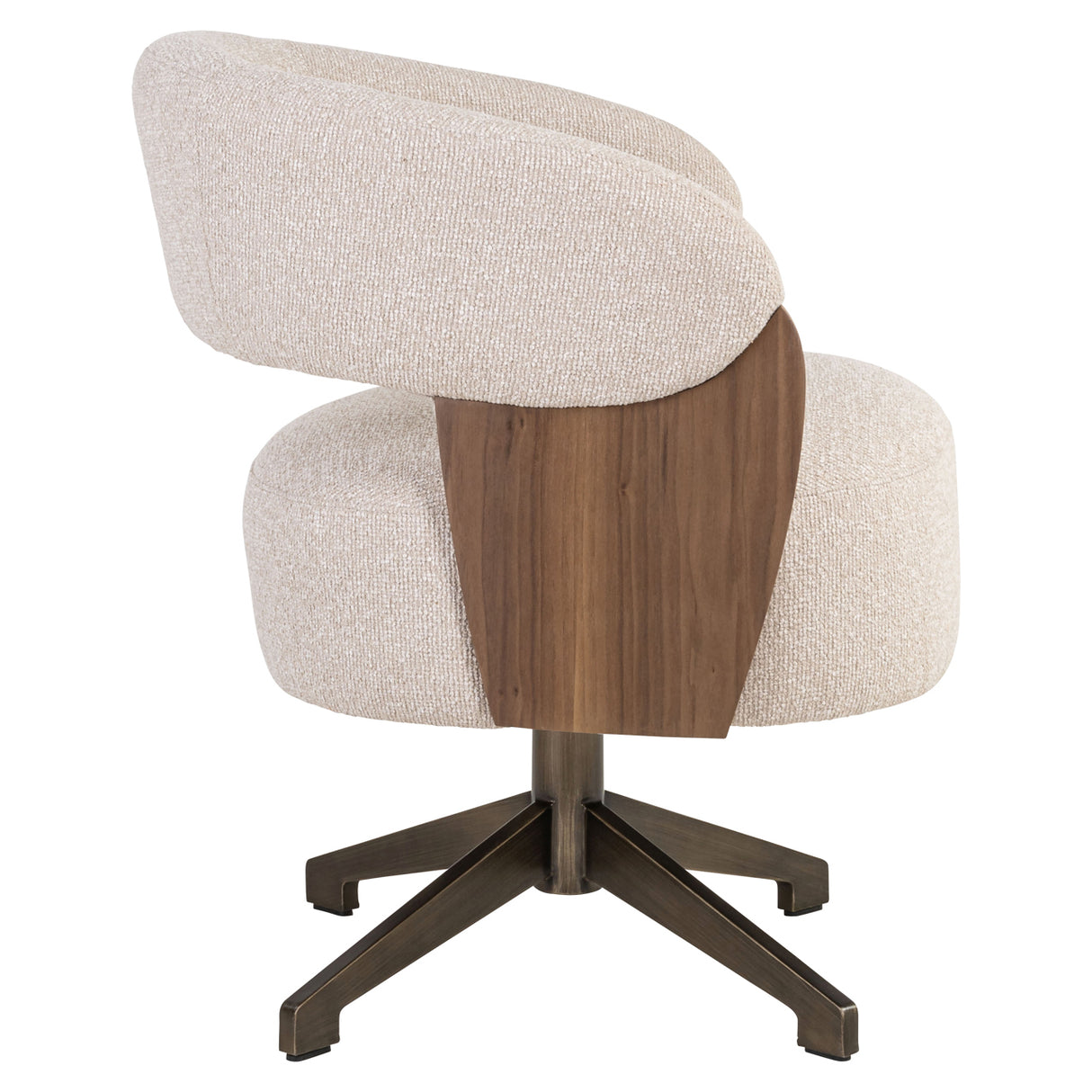 Eetkamerstoel Pollux lodge desert walnut