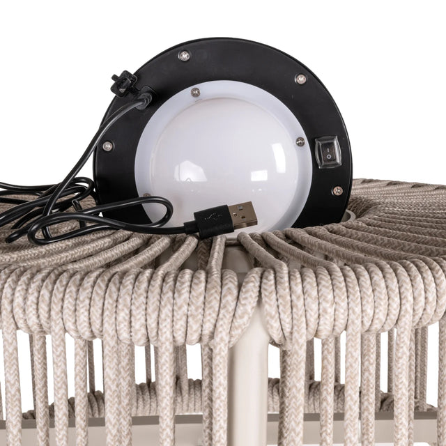 Buiten vloerlamp Lunar light beige