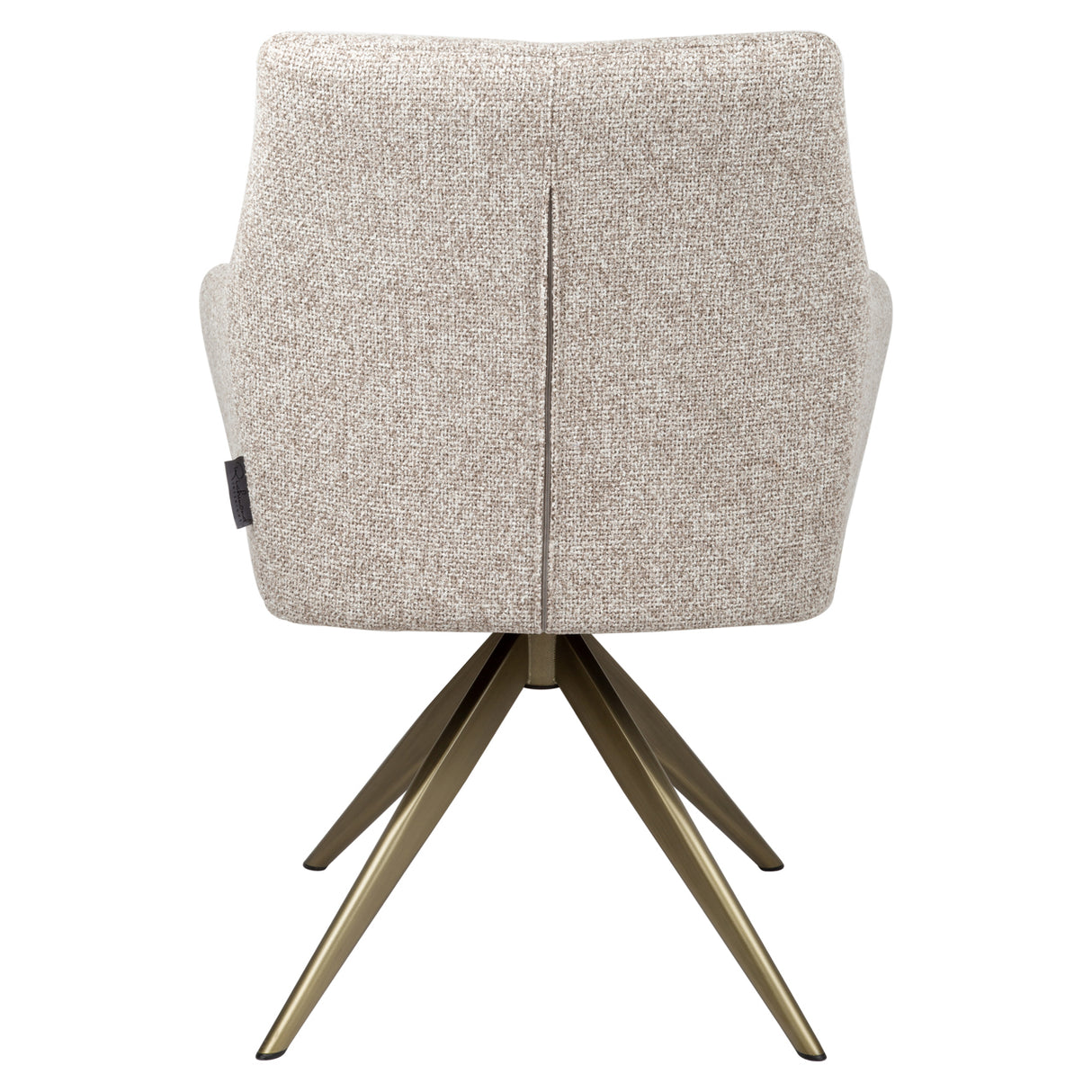 Eetkamerstoel Lisonne cayenne brown swivel fire retardant