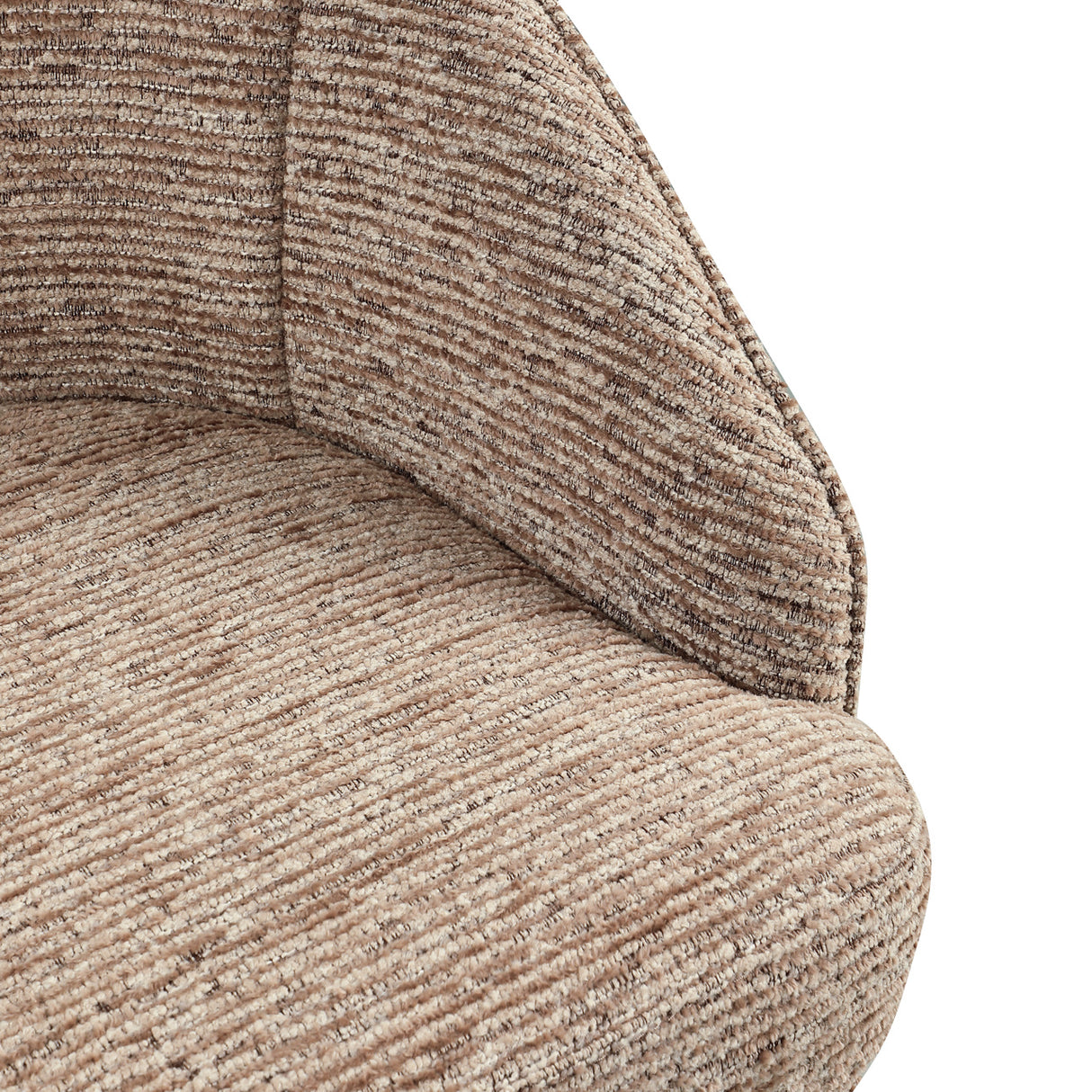 Eetkamerstoel Beverly mocca linear swivel van Richmond Interiors – Luxe comfort op maat van PureWonen. Vraag naar de beste prijs.