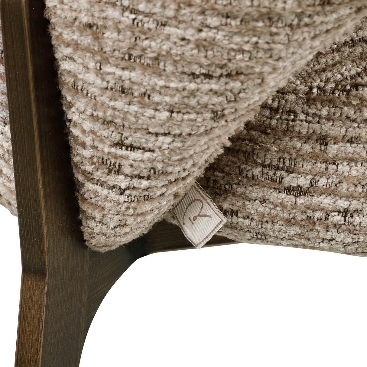 Eetkamerstoel Kenzi mocca linear fire retardant