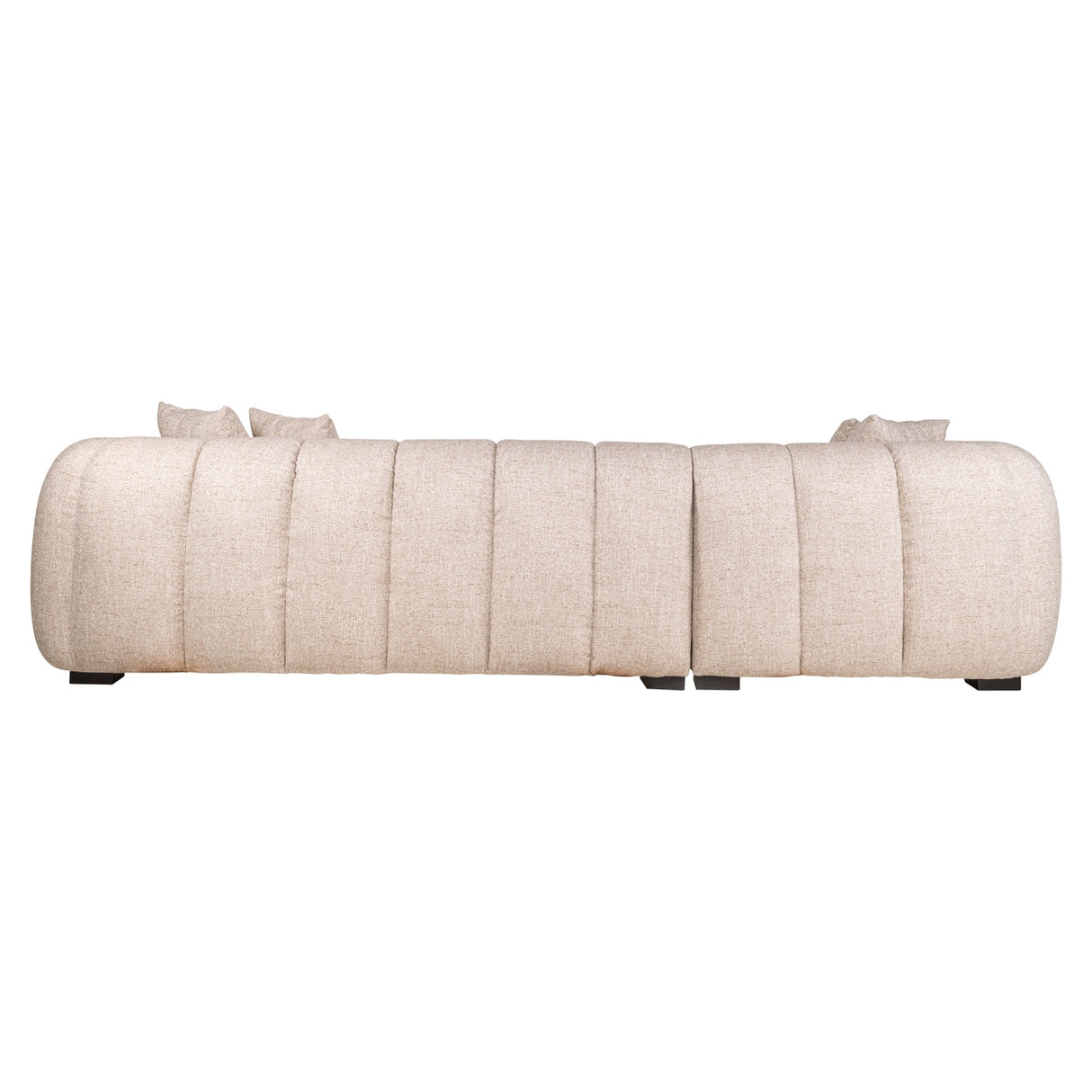 Bank Novaro cream tweed lounge left fire retardant
