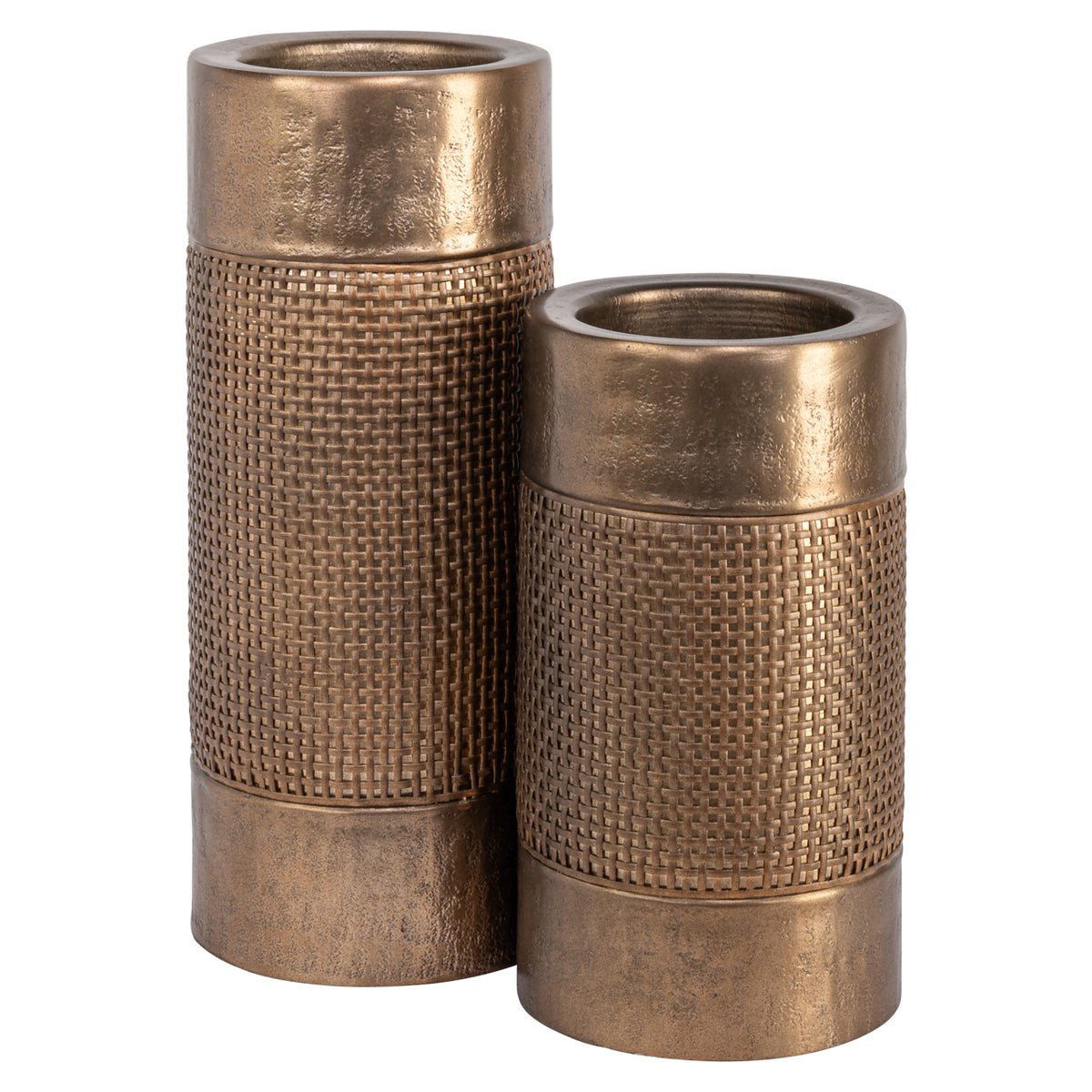 Kandelaar Sky brushed gold large – Richmond Interiors (afbeelding 3)