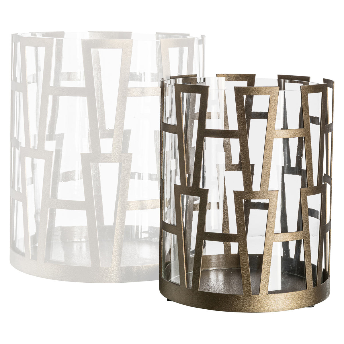 Windlicht Shandy brass antique small – Richmond Interiors (afbeelding 2)