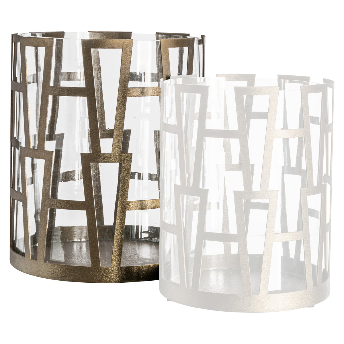 Windlicht Shandy brass antique big – Richmond Interiors (afbeelding 2)