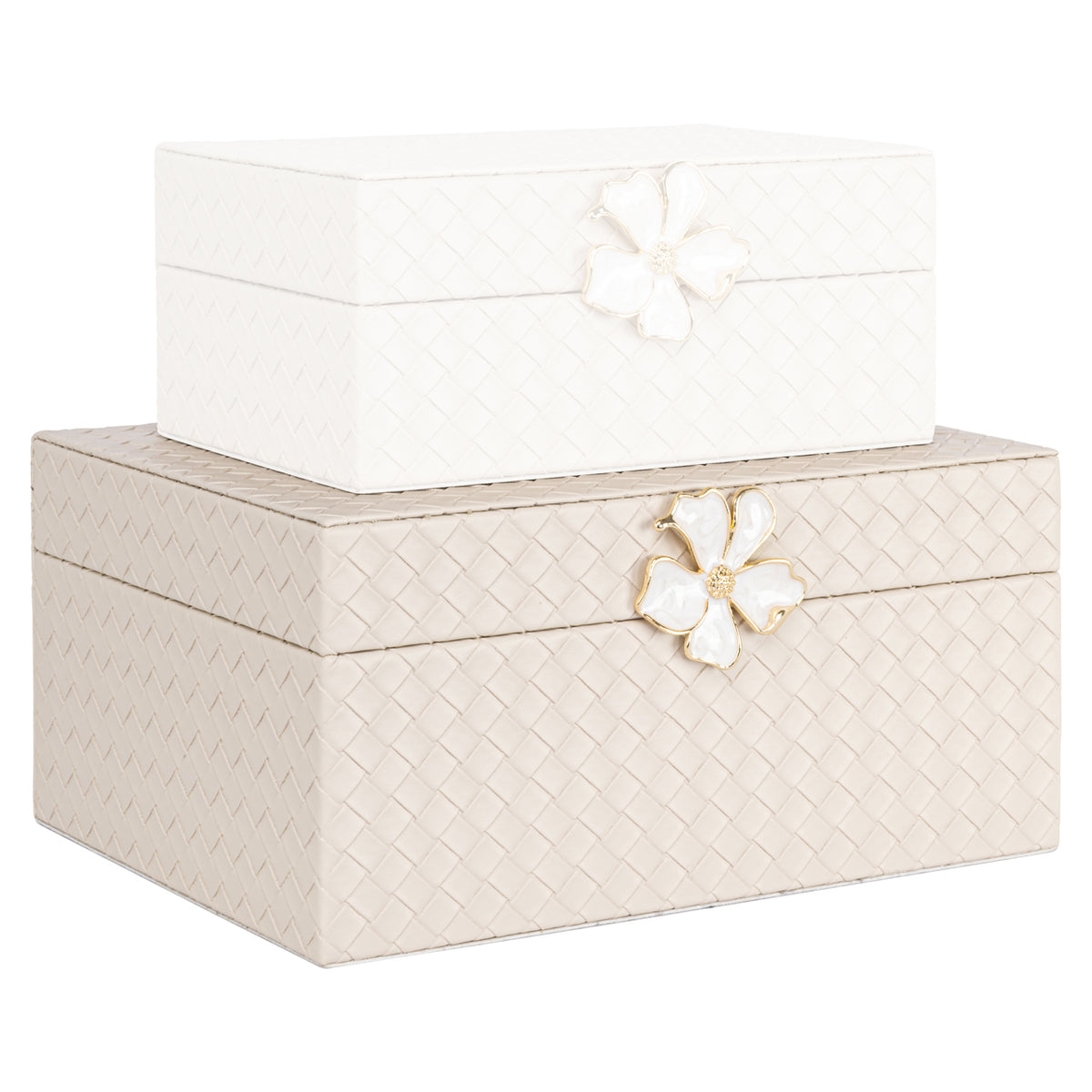 Opbergdoos Lillie ivory large – Richmond Interiors (afbeelding 6)