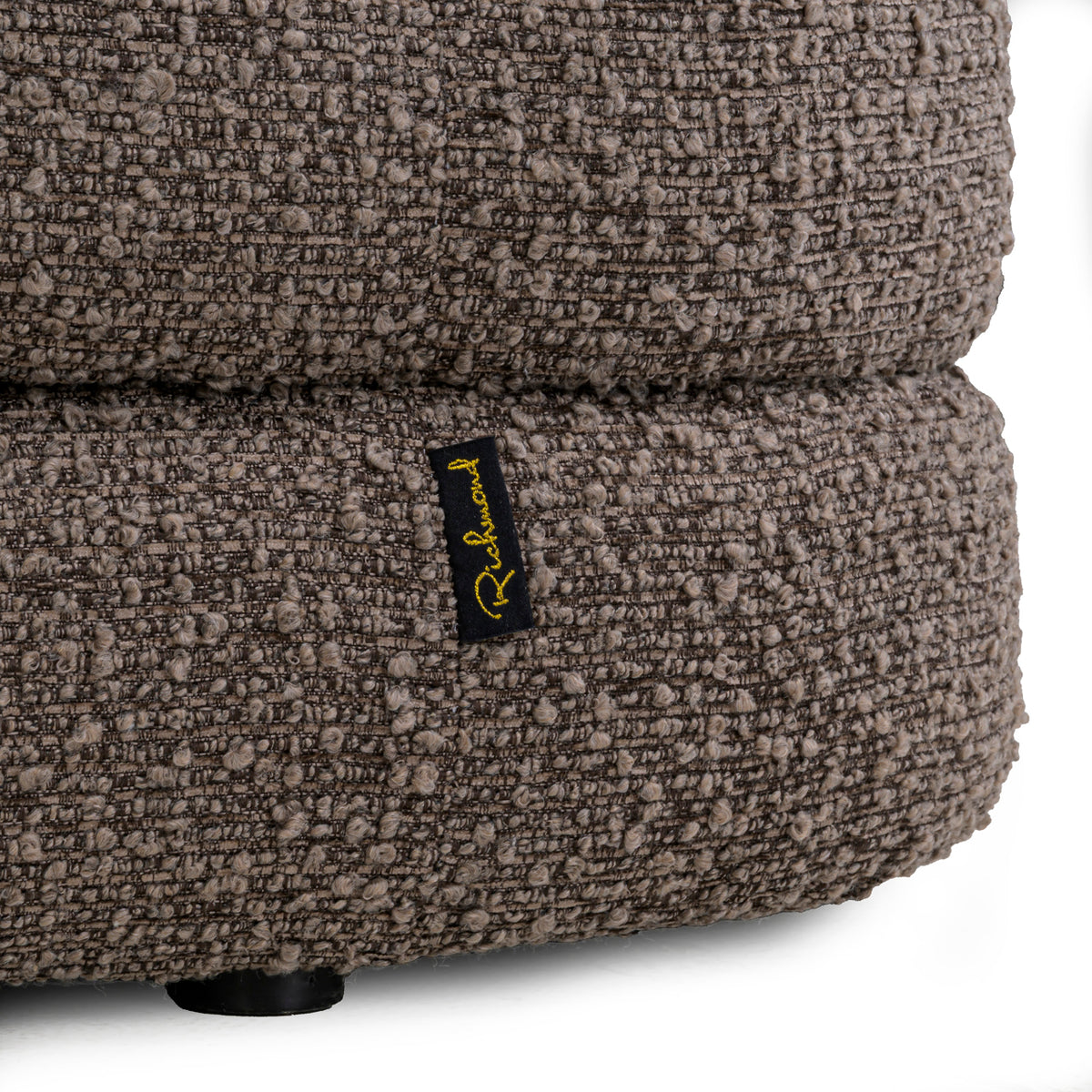 Poef & Voetenbank Camille brown chunky – Richmond Interiors (afbeelding 5)