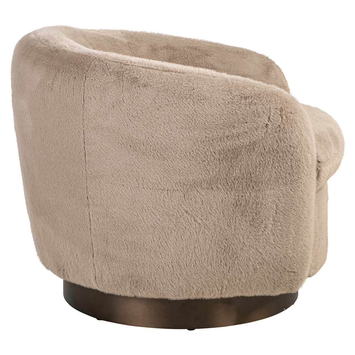 Lounge stoel Colmar khaki fluffy swivel van Richmond Interiors – Luxe comfort op maat van PureWonen. Vraag naar de beste prijs.