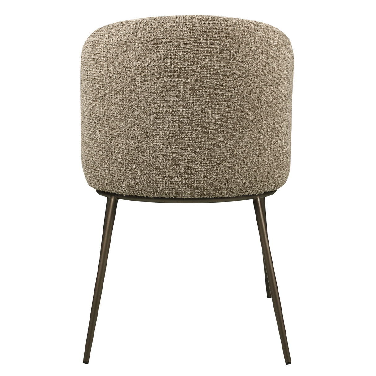 Eetkamerstoel Elvi mocca chunky fire retardant (Set of 2)