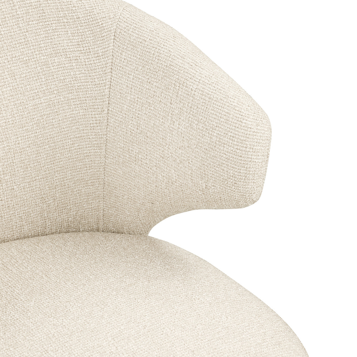 Eetkamerstoel Milly biscotti swivel