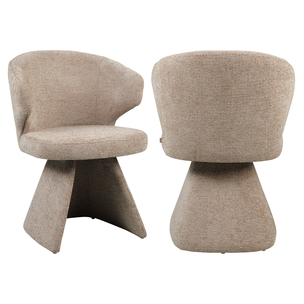 Eetkamerstoel Zenith mocca boldweave