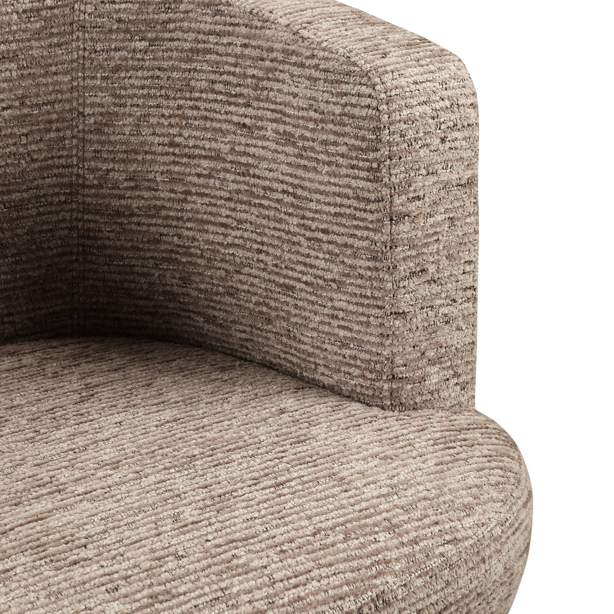 Eetkamerstoel Rochenne mocca linear swivel on wheels van Richmond Interiors – Luxe comfort op maat van PureWonen. Vraag naar de beste prijs.