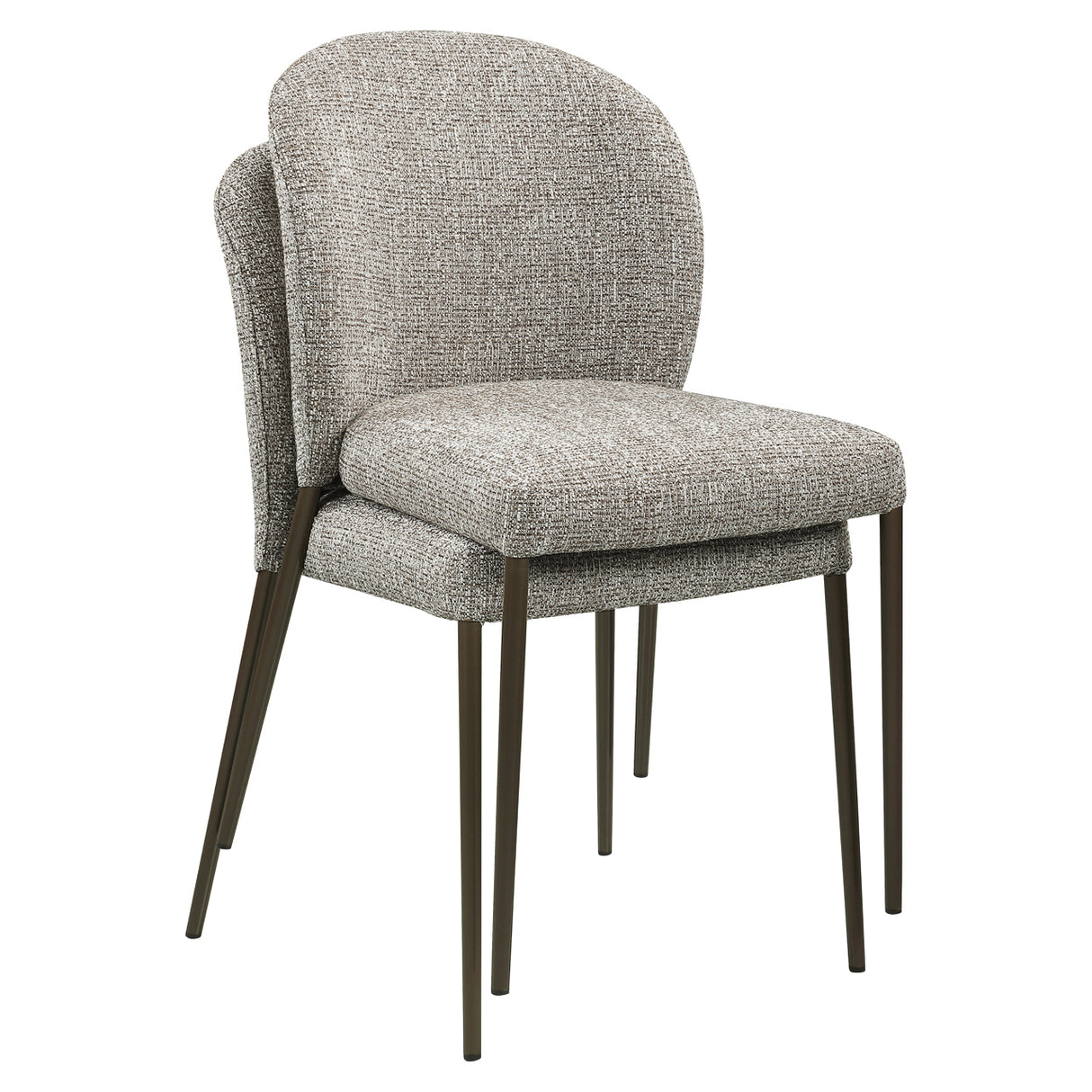 Eetkamerstoel Stacker earth tweed fire retardant (Set of 2) van Richmond Interiors – Luxe comfort op maat van PureWonen. Vraag naar de beste prijs.