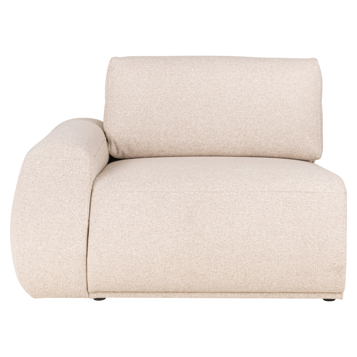 Bank Bolica cayenne ecru 1 seat arm left