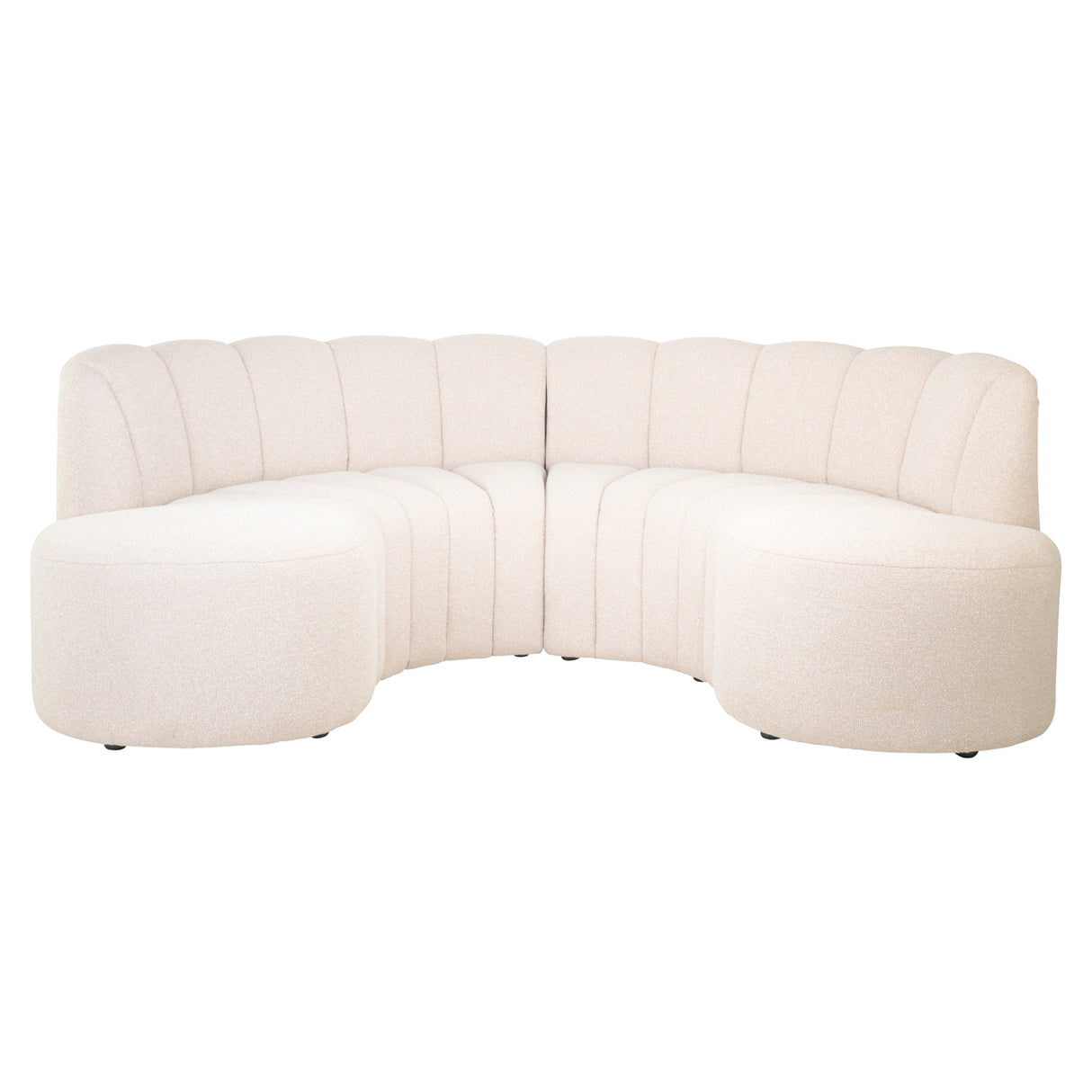 Eetkamer bank Landmark lodge desert round (Set of 2)