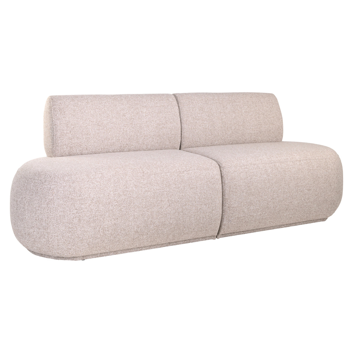 Eetkamer bank Sorrobon cayenne brown straight (Set of 2)
