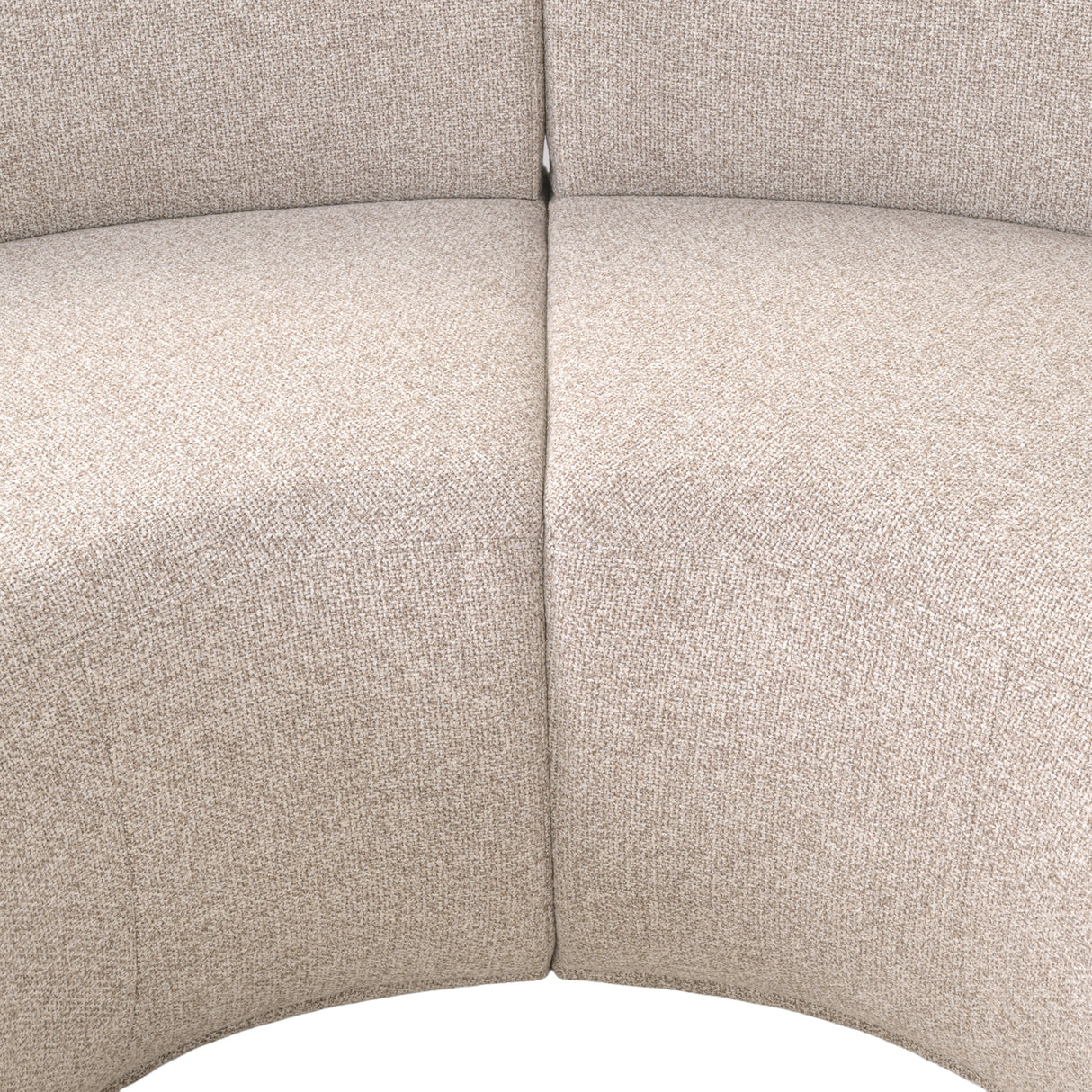 Eetkamer bank Sorrobon cayenne brown round (Set of 2)