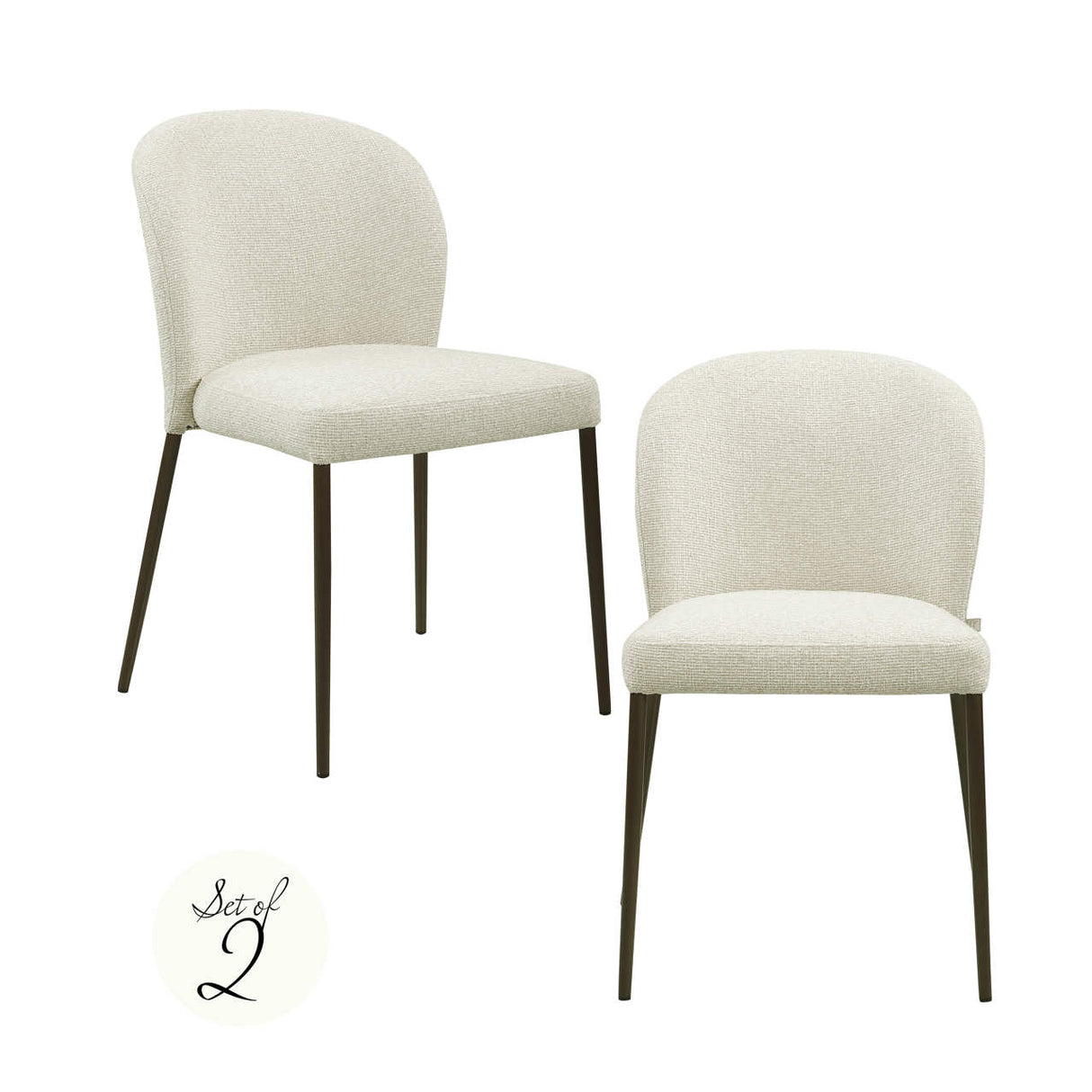 Eetkamerstoel Stacker biscotti fire retardant (Set of 2)