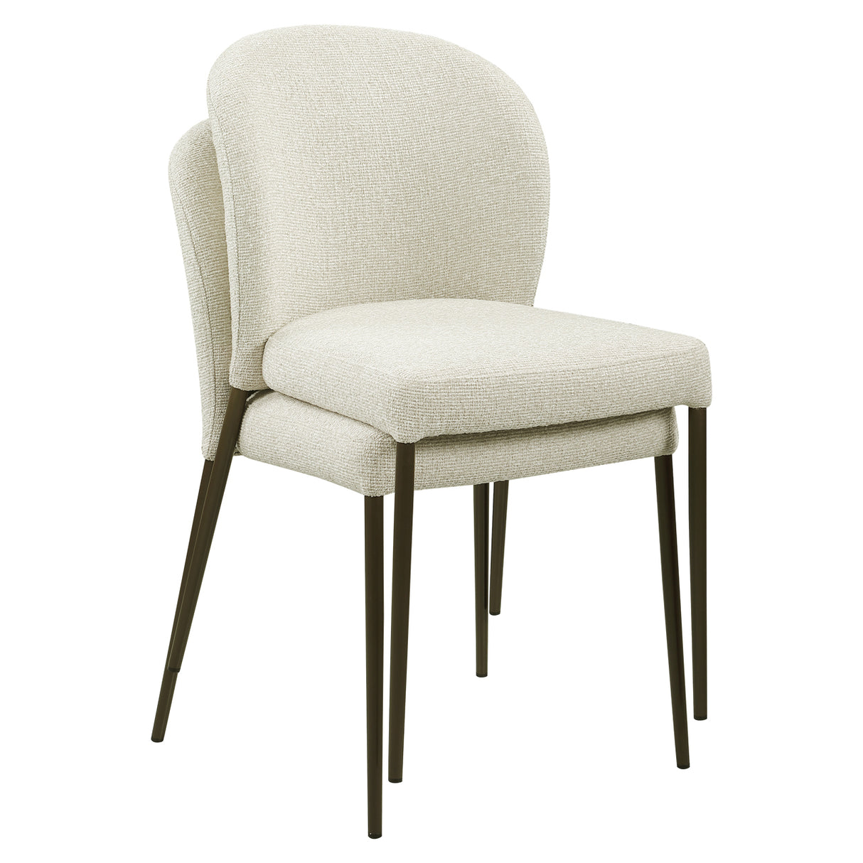 Eetkamerstoel Stacker biscotti fire retardant (Set of 2)
